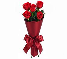 Букет 5 Красных роз Эдлесс Лав в Верхнеуральске