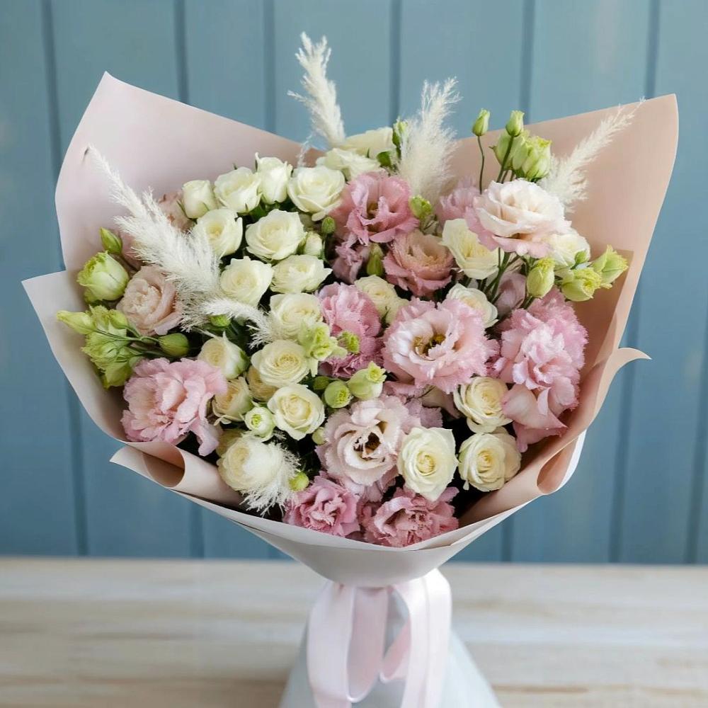 Букет цветов из: Альстромерии и Розы в Верхнеуральске