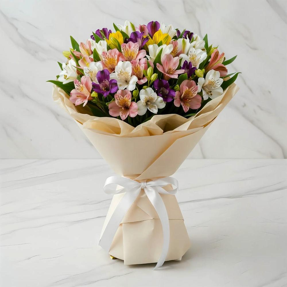 Букет цветов из: Альстромерии в Верхнеуральске