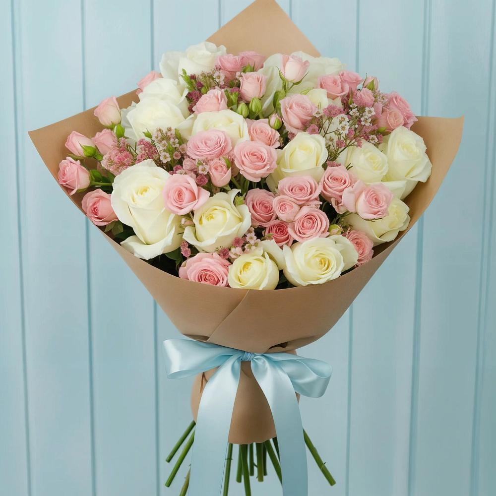 Букет цветов из: Розы в Верхнеуральске