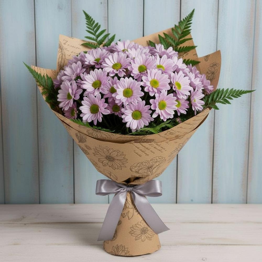Букет цветов из: Хризантемы в Верхнеуральске