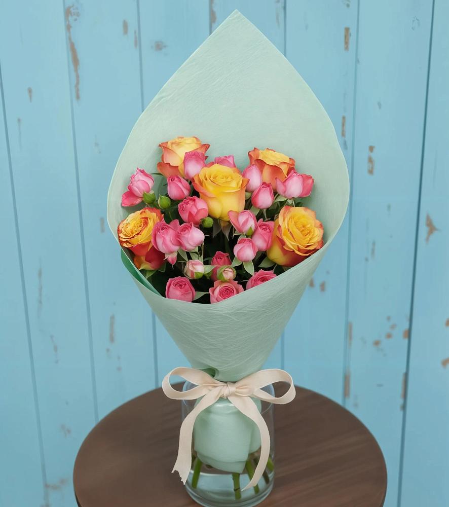 Букет цветов из: Розы в Верхнеуральске