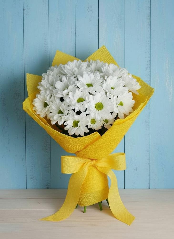 Букет цветов из: Хризантемы в Верхнеуральске
