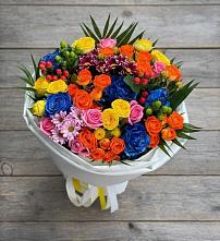 Букет цветов из:  Розы и Хризантемы в Верхнеуральске