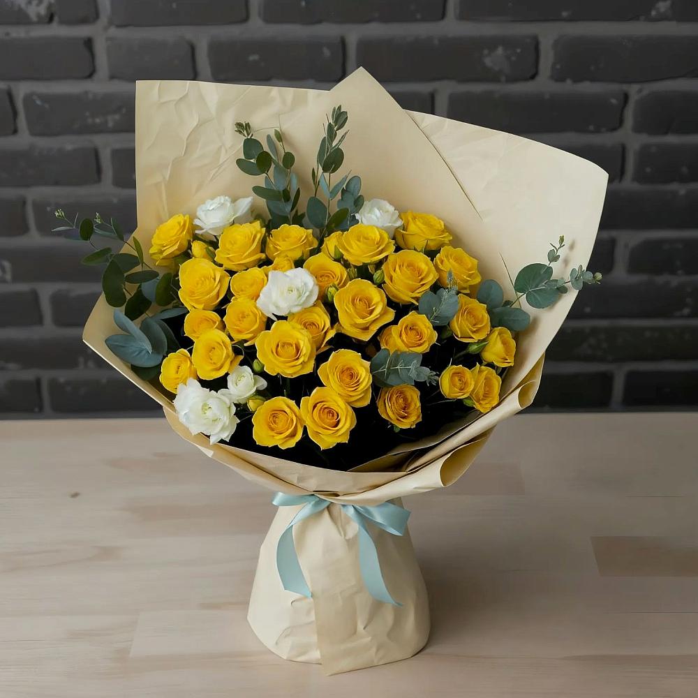 Букет цветов из: Розы в Верхнеуральске