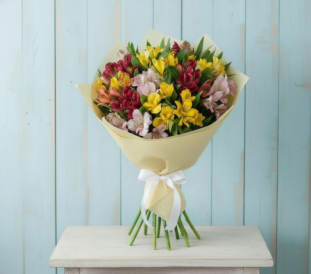 Букет цветов из: Альстромерии в Верхнеуральске