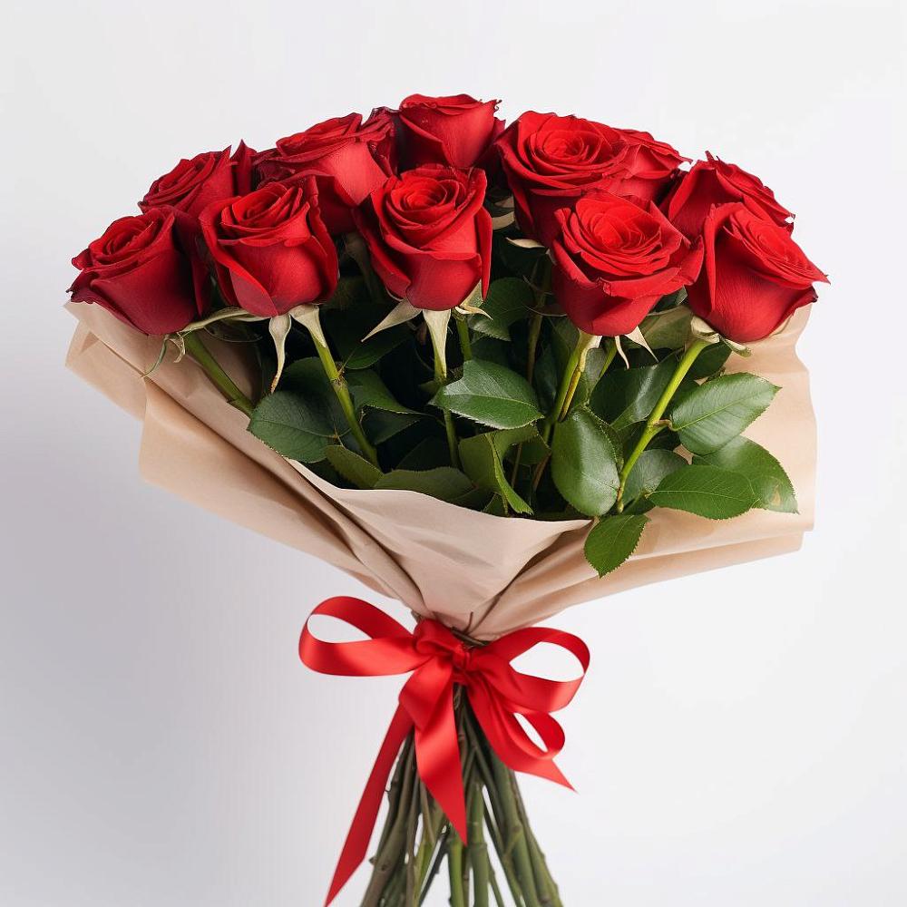 Букет 11 Красных роз Эдлесс Лав в Верхнеуральске